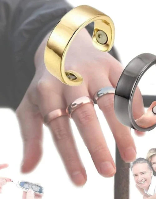 Magnetic Ring for men and women (Sugar control ring) Pack of 2