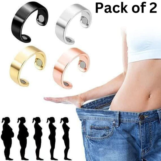 Magnetic Ring for men and women (Sugar control ring) Pack of 2